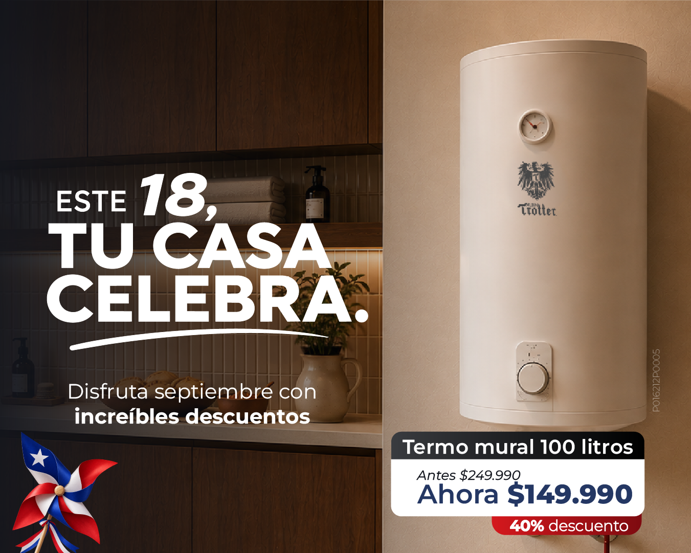 Promoción de termos eléctricos Albin Trotter